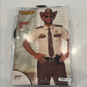 Spirit Sheriff Kit Costume for Men - Brown